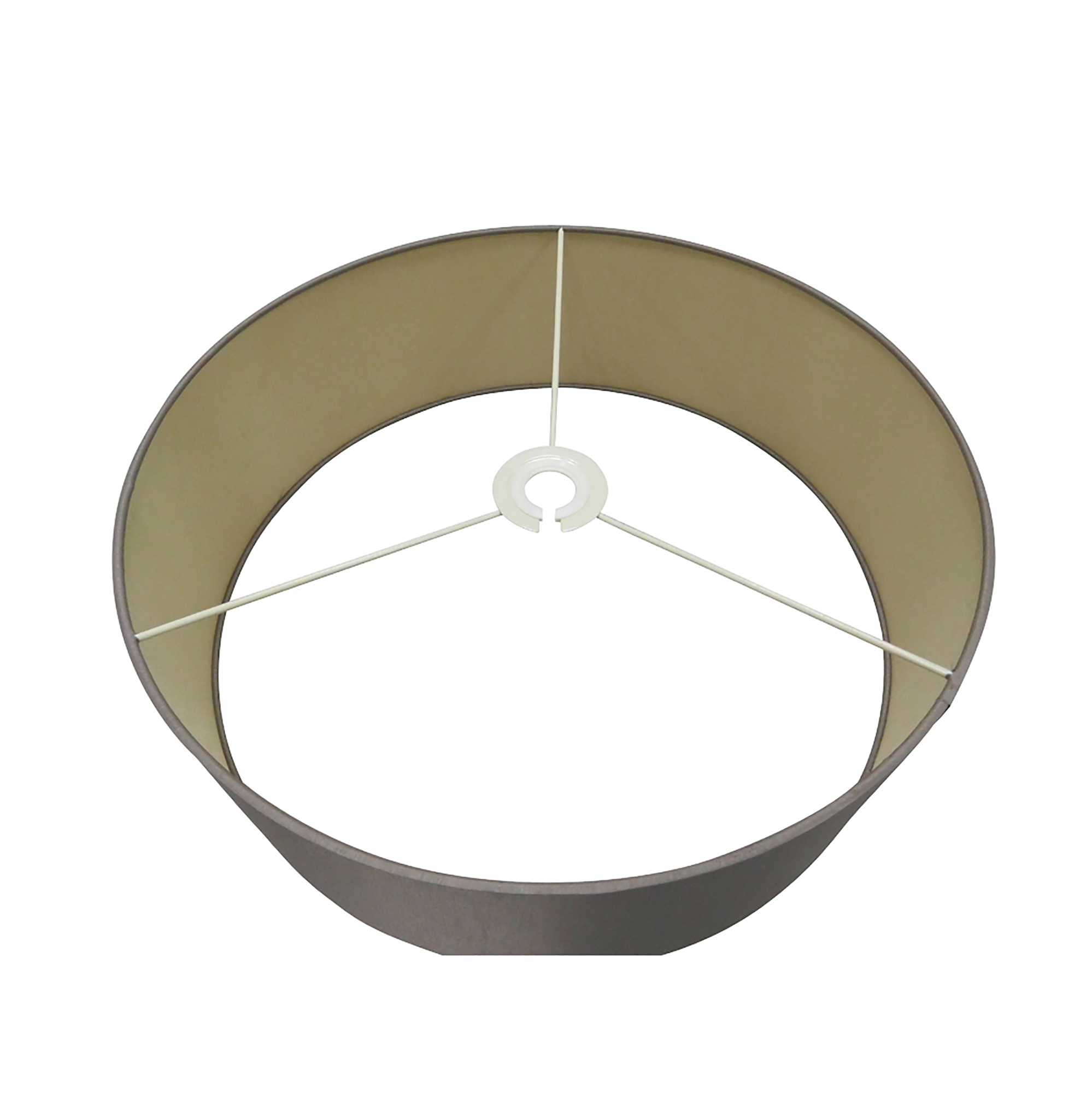 Baymont 45cm Semi Flush 5 Light Satin Nickel, Taupe DK0754  Deco Baymont
